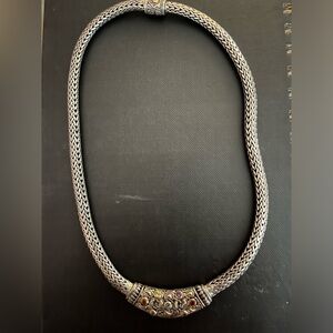 Vintage Samuel Benham BJC Sterling Silver Necklace